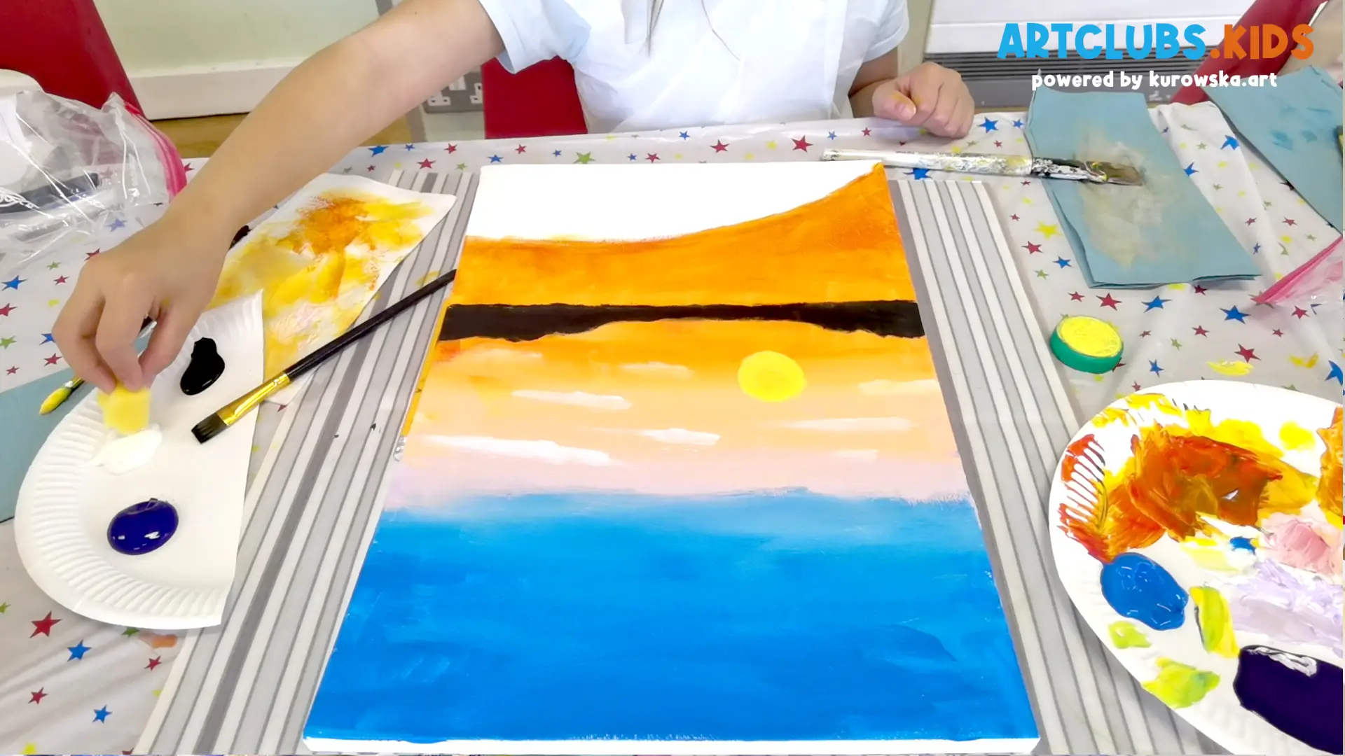 Sunset Voyage - Art Classes for Kids in Sutton Coldfield