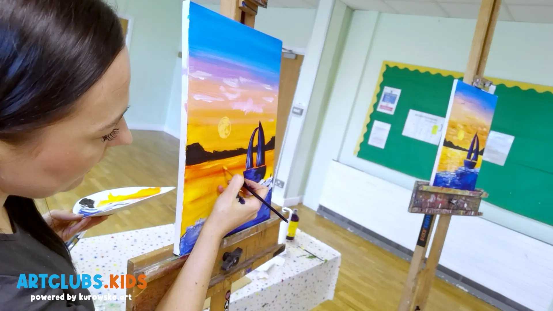 Sunset Voyage - Art Classes for Kids in Sutton Coldfield