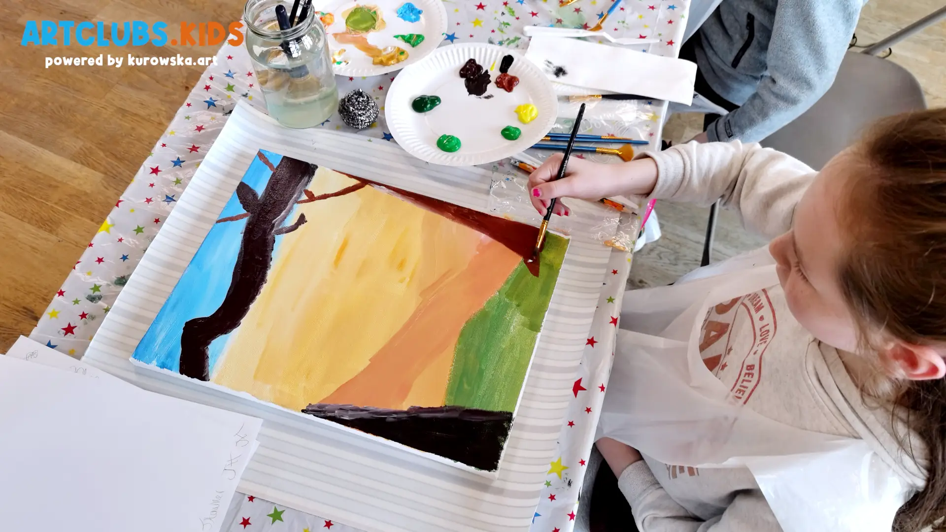 Swinging Sunset - Art Classes for Kids in Sutton Coldfield