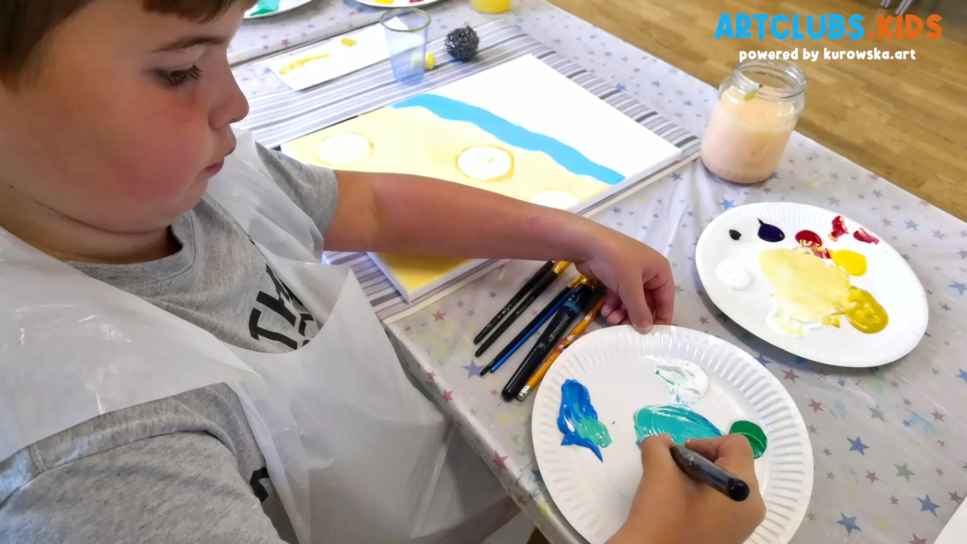 Swinging Sunset - Art Classes for Kids in Sutton Coldfield