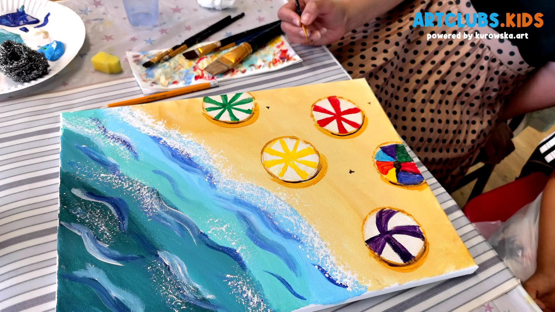 Beachside Paradise Art Classes for Kids in Sutton Coldfield