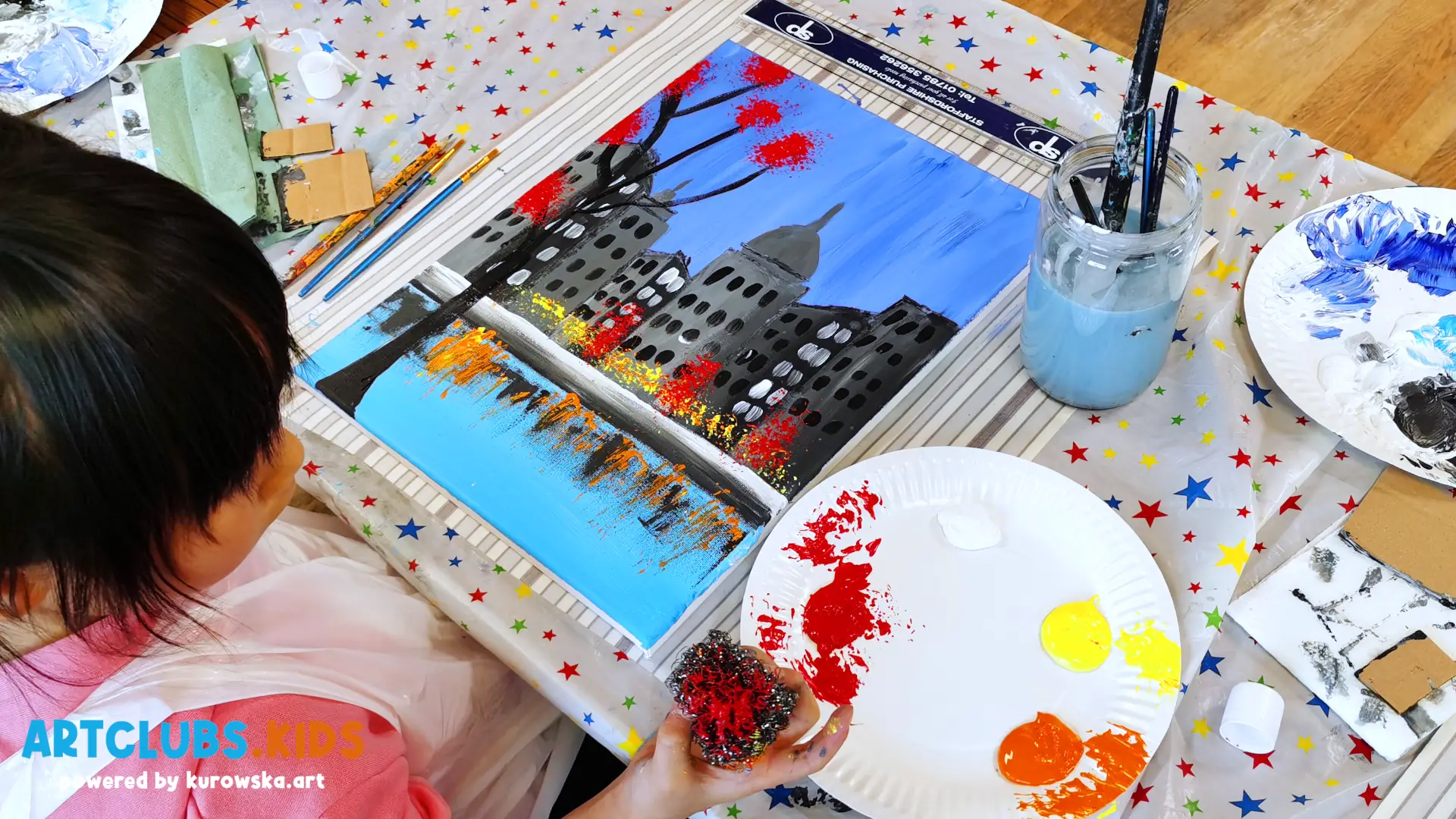 Evening Reflections - Art Classes for Kids in Sutton Coldfield