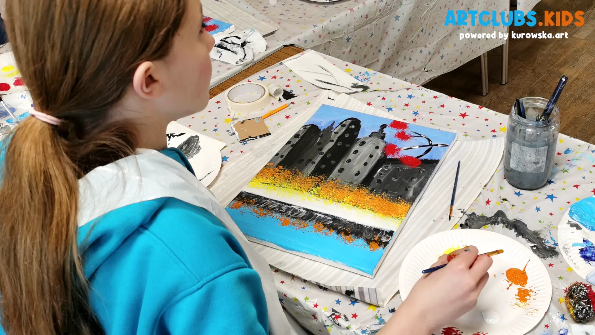 Evening Reflections - Art Classes for Kids in Sutton Coldfield