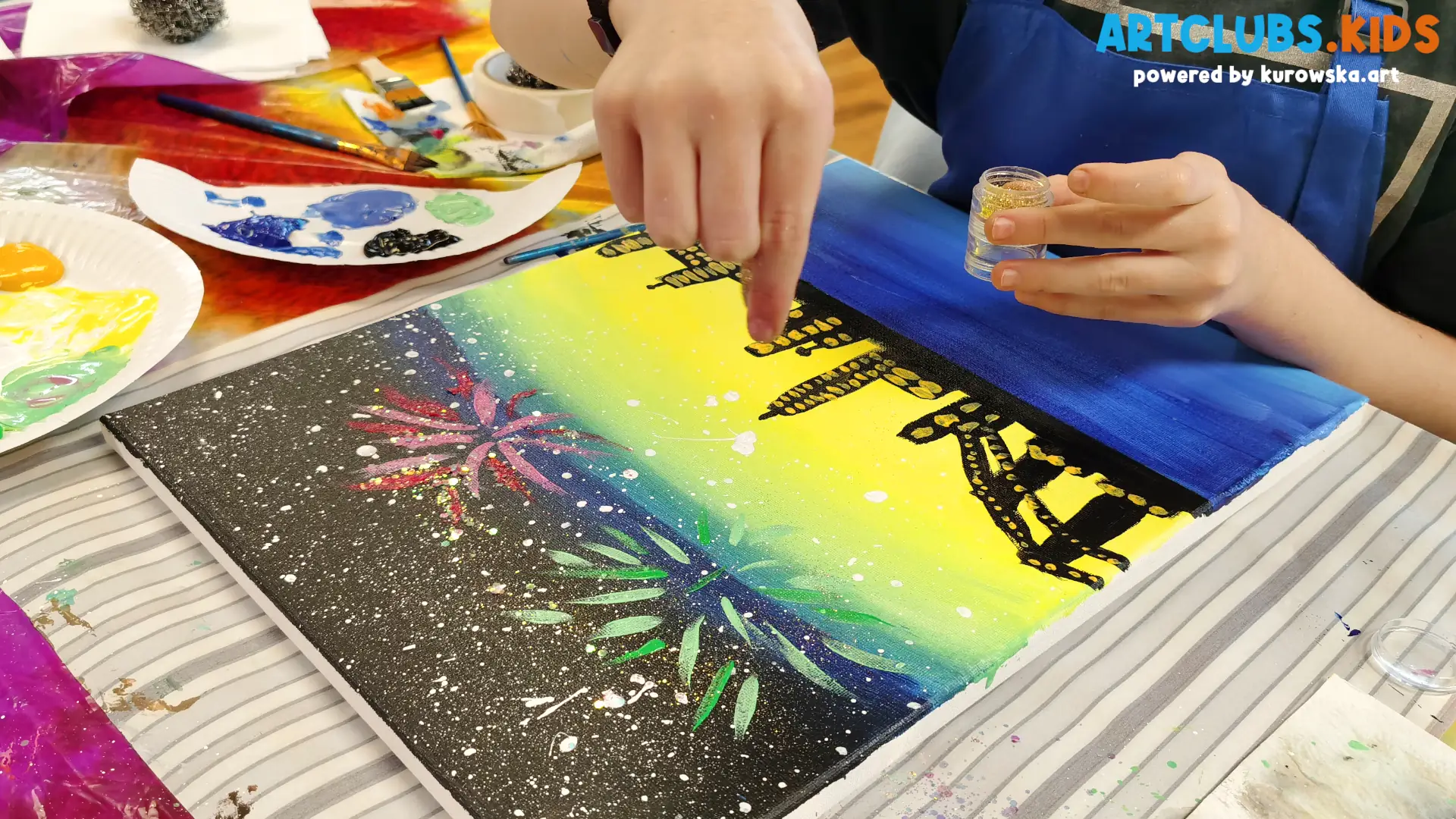 Fireworks by the City - Art Classes for Kids in Sutton Coldfield
