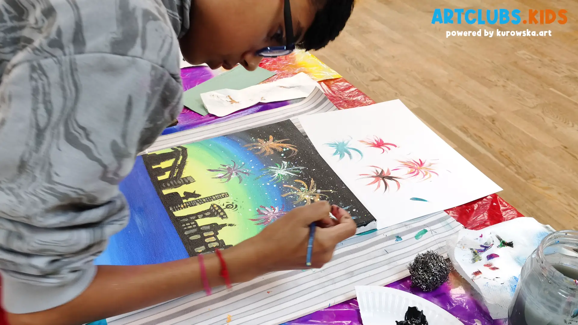 Fireworks by the City - Art Classes for Kids in Sutton Coldfield
