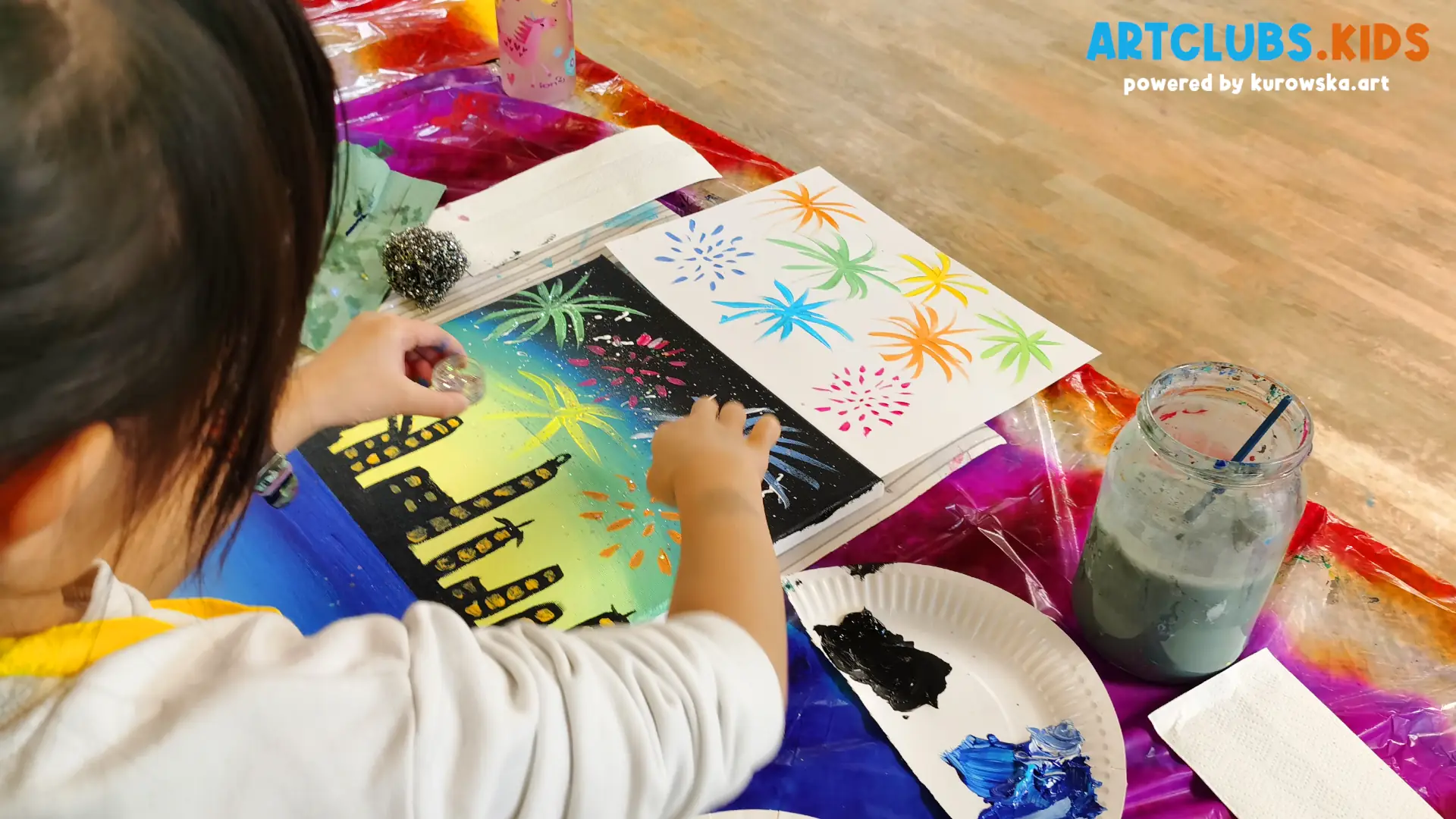 Fireworks by the City - Art Classes for Kids in Sutton Coldfield